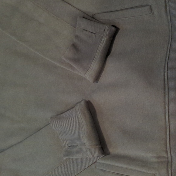 Zyia Hoodie Sweatshirt Women's Size Medium Green Pockets - Picture 5 of 12